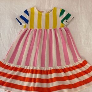 Boden Multicolor Striped Kids Dress